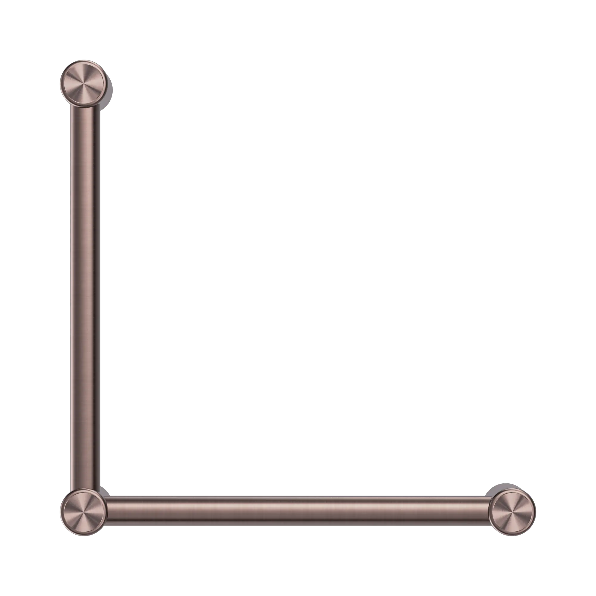 Mecca Care 32mm Ambulant Toilet Grab Rail 90 Degree 450X450mm