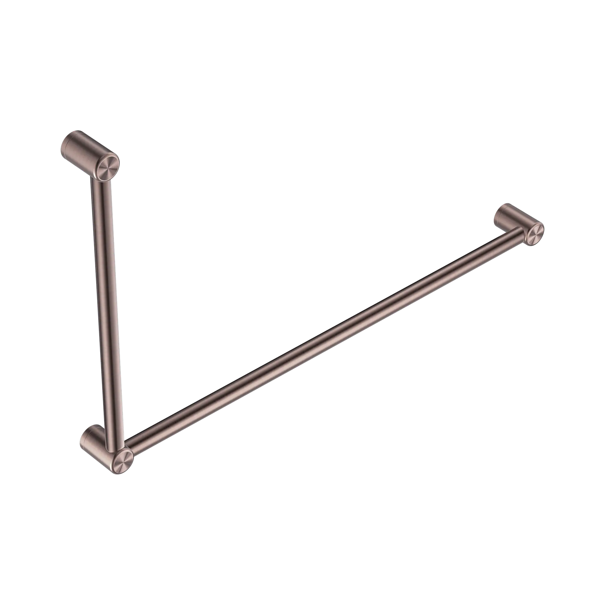 Mecca Care 32mm DDA Accessible Toilet Grab Rail Set 90 Degree 600X1000mm