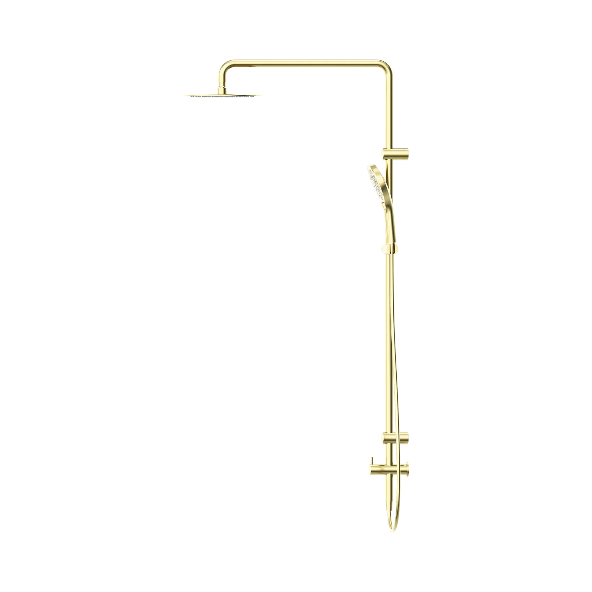 Mecca Care 25mm Grab Rail Twin Shower Set - 600mm Arm
