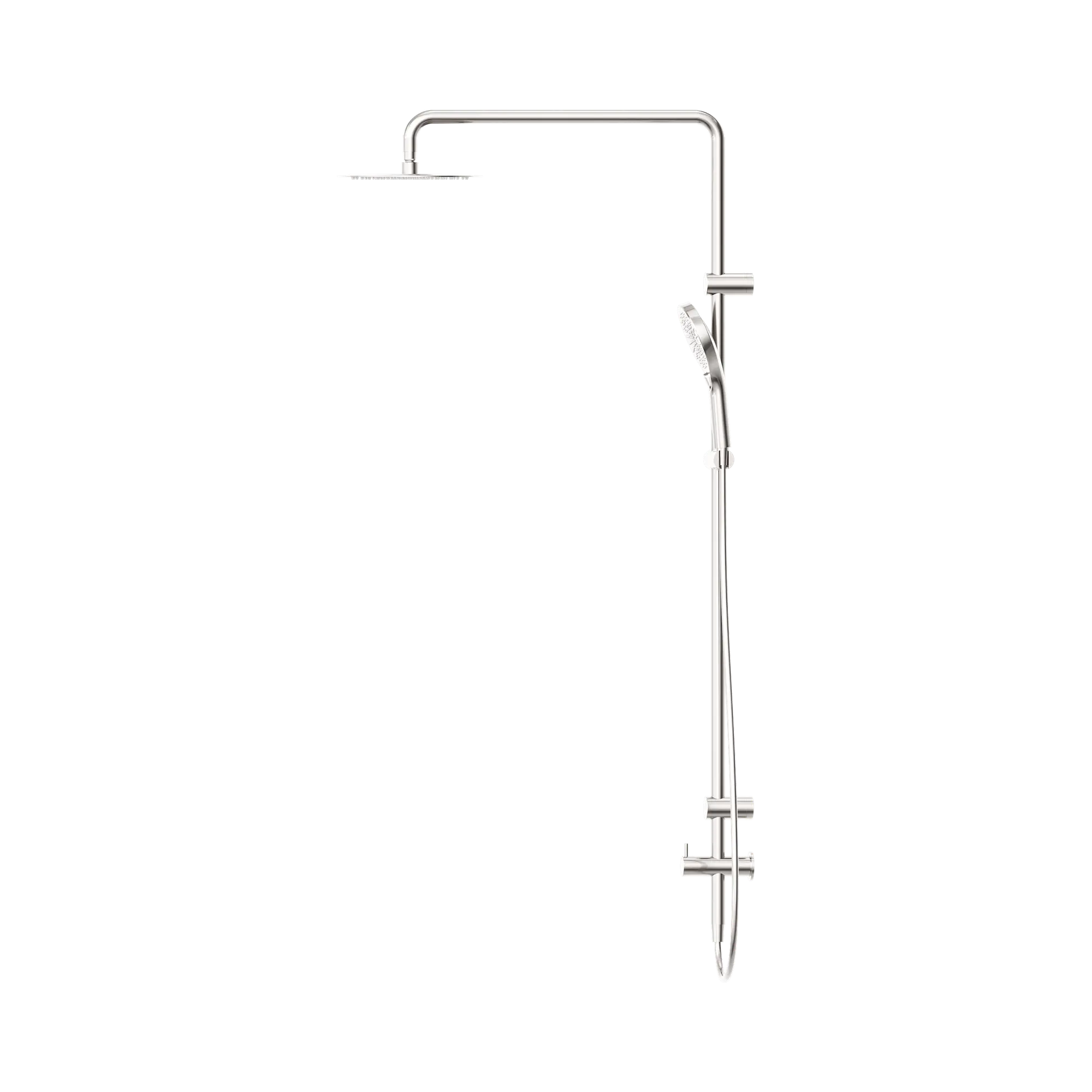 Mecca Care 25mm Grab Rail Twin Shower Set - 600mm Arm