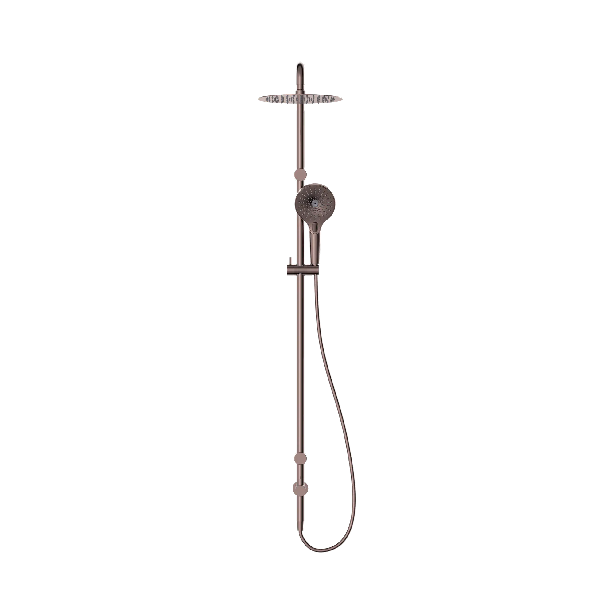 Mecca Care 25mm Grab Rail Twin Shower Set - 600mm Arm