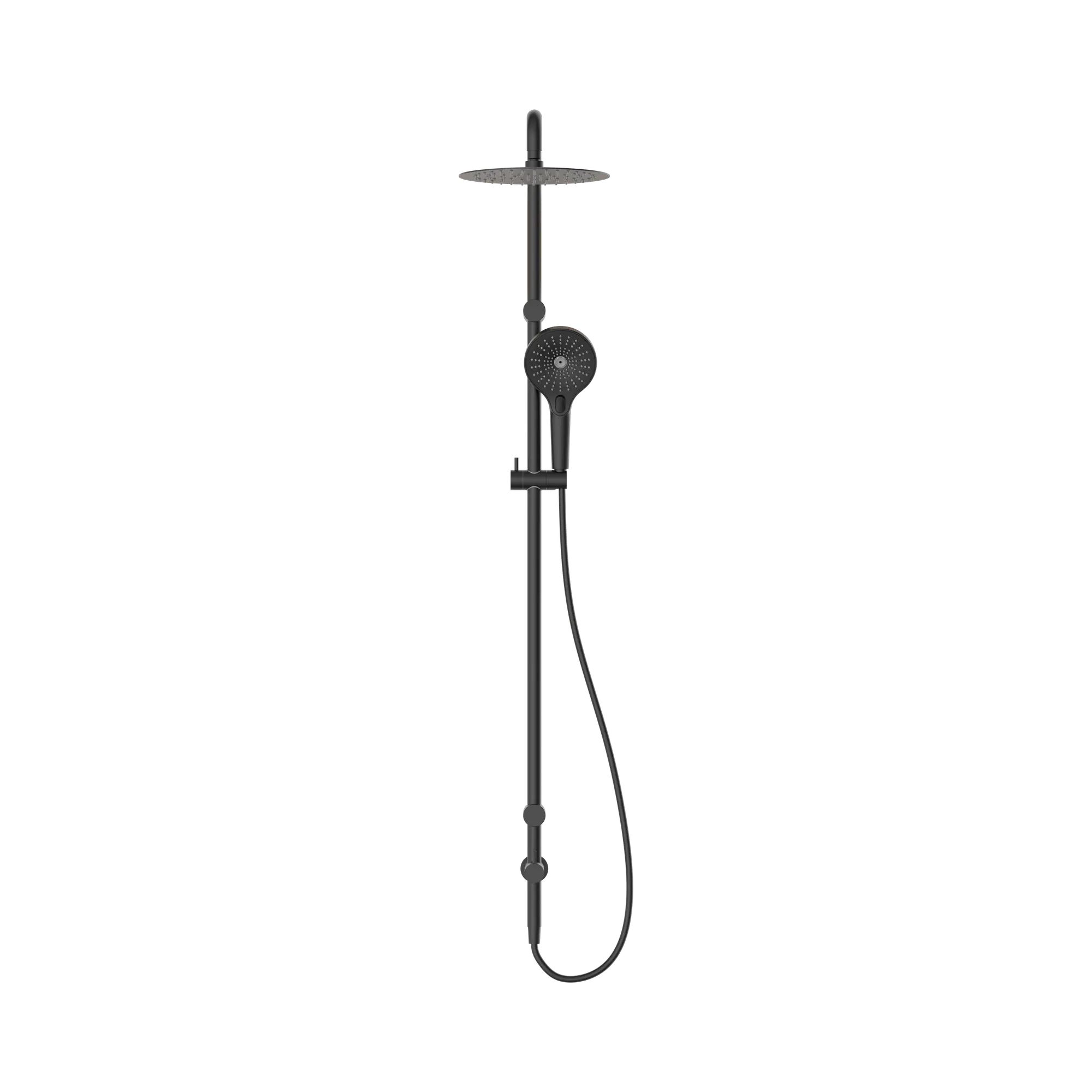 Mecca Care 25mm Grab Rail Twin Shower Set - 600mm Arm