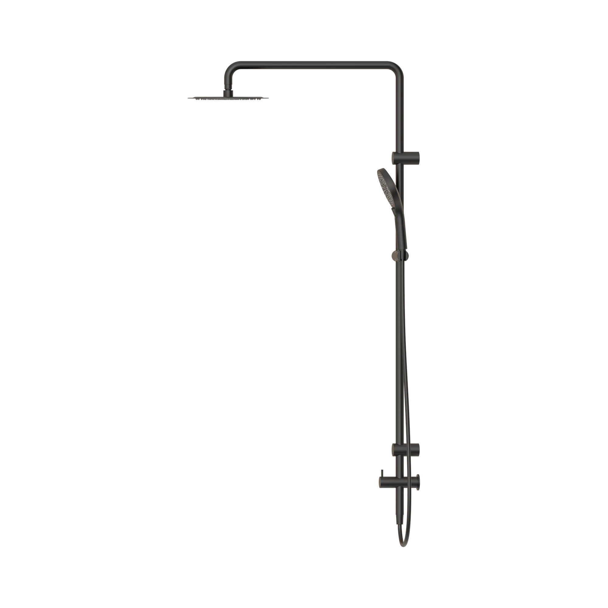 Mecca Care 25mm Grab Rail Twin Shower Set - 600mm Arm