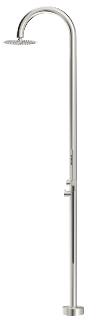Mica Gooseneck Freestanding Outdoor Shower