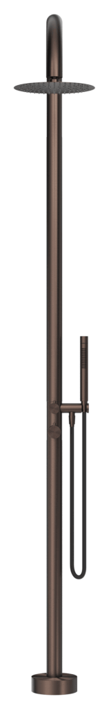 Mica Gooseneck Freestanding Outdoor Shower