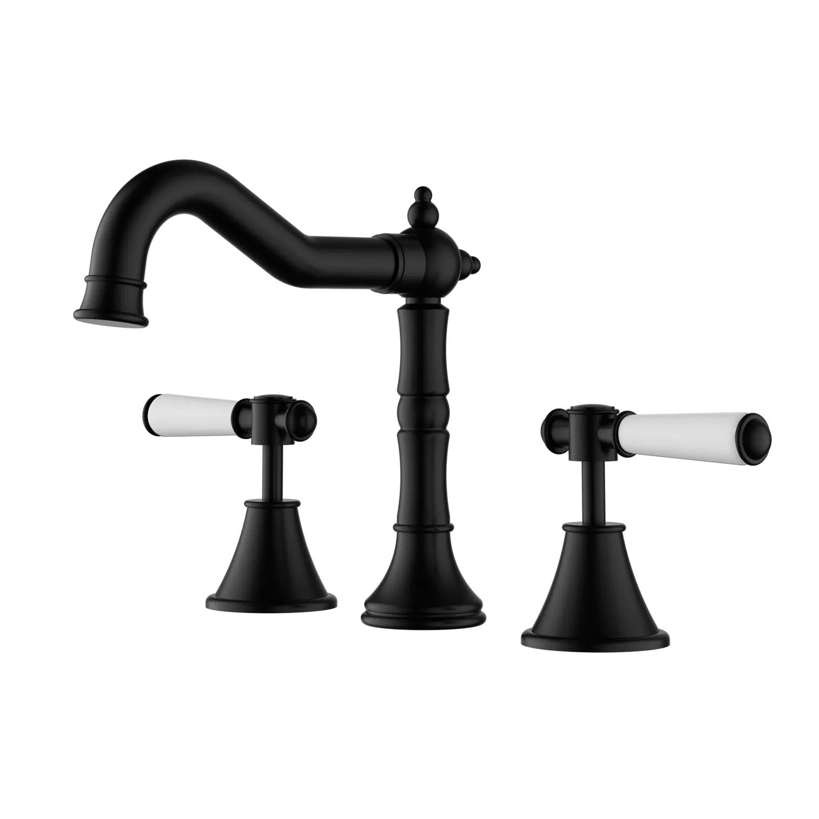 Clasico Countertop BasinBath Set - Ceramic Handle