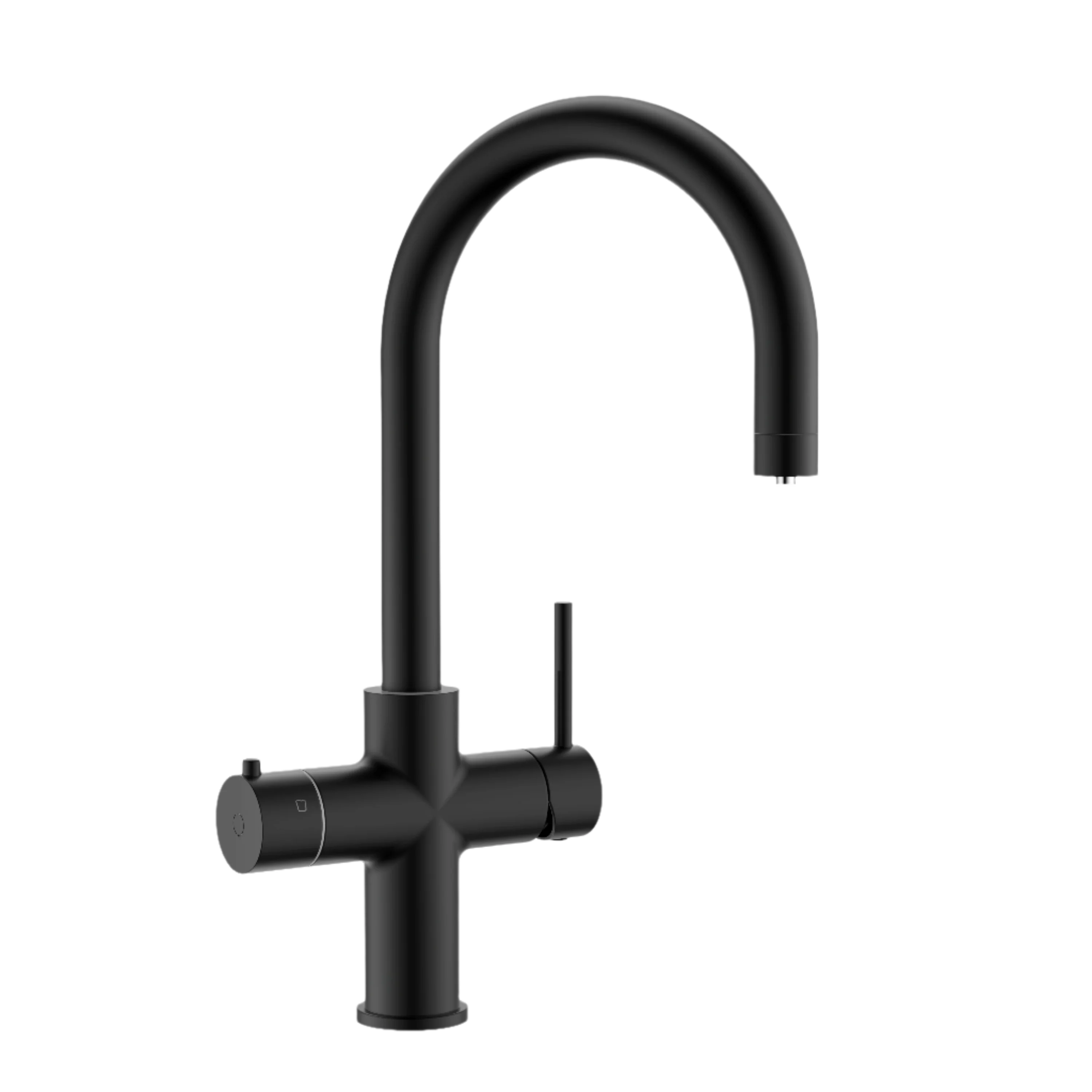 Alia 4-in-1 Instant Hot and Cold Filtered Water Tap In Brushed Nickel,Matte Black,Brushed Gold,Gunmetal Grey With Filtered Boiling Unit, Filtered Boiling and Chilled Unit