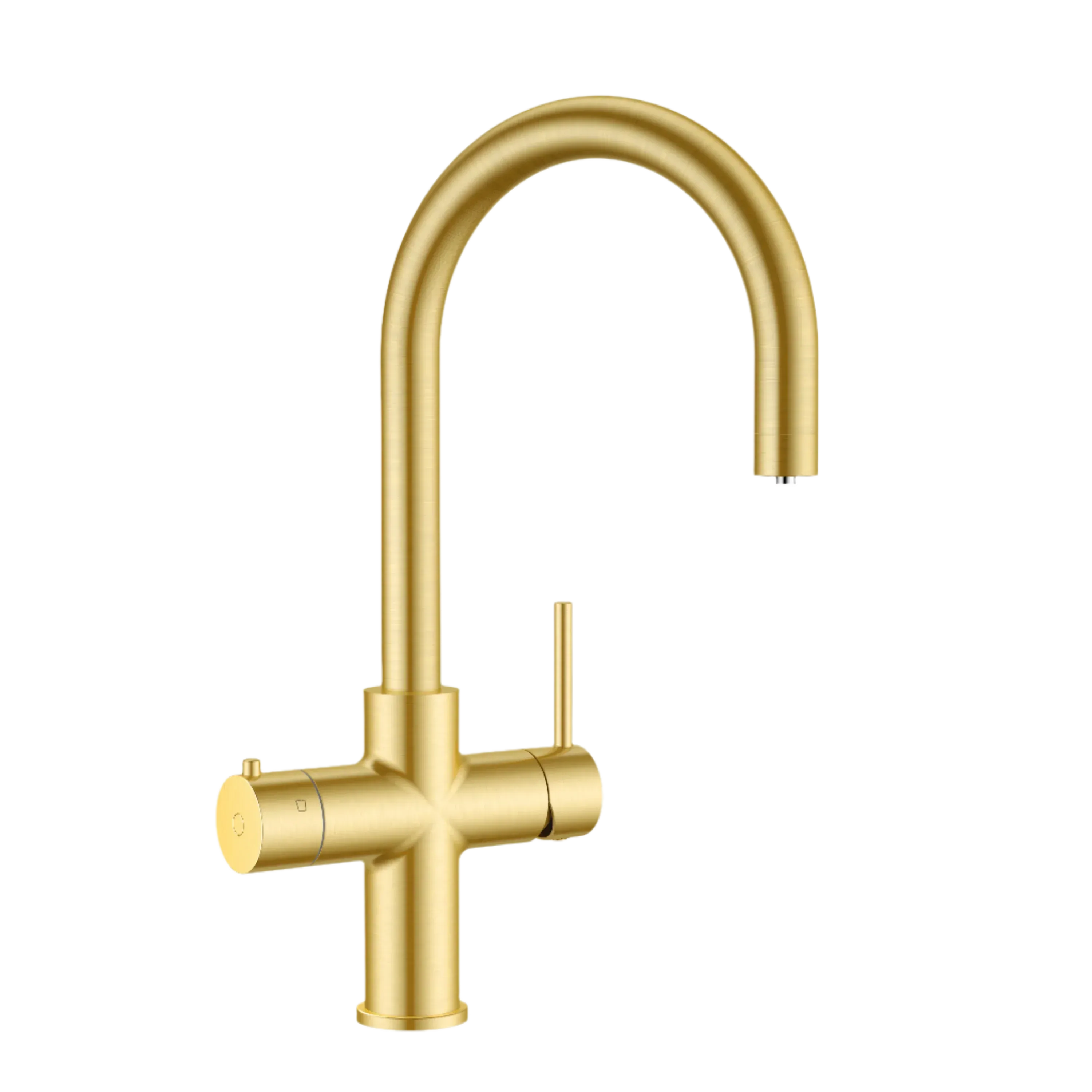 Alia 4-in-1 Instant Hot and Cold Filtered Water Tap In Brushed Nickel,Matte Black,Brushed Gold,Gunmetal Grey With Filtered Boiling Unit, Filtered Boiling and Chilled Unit