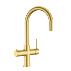 Alia 4-in-1 Instant Hot and Cold Filtered Water Tap In Brushed Nickel,Matte Black,Brushed Gold,Gunmetal Grey With Filtered Boiling Unit, Filtered Boiling and Chilled Unit