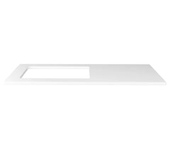 HAMPSHIRE WHITE BASE LAUNDRY CABINET WITH STONE TOP AND SINK 1060X600X900