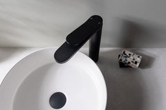 LILLY Extended Basin Mixer Chrome,Matte Black & Chrome, Matte Black