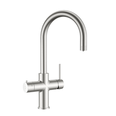 Alia 4-in-1 Instant Hot and Cold Filtered Water Tap In Brushed Nickel,Matte Black,Brushed Gold,Gunmetal Grey With Filtered Boiling Unit, Filtered Boiling and Chilled Unit