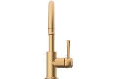 KOKO Gooseneck Basin Mixer Brushed Brass, Brushed Nickel, Brushed Copper, Matte Black, Chrome