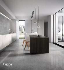 Q4-QZ1337 QUARRAZZO BASALT BLACK MATT 300X300