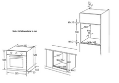 ELECTRIC OVEN - 600MM 8 FUNCTION