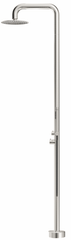 Mica Soft Square Freestanding Outdoor Shower
