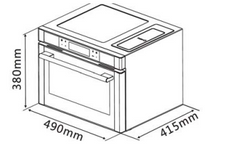 FREESTANDING COMBI STEAM OVEN - SILVER