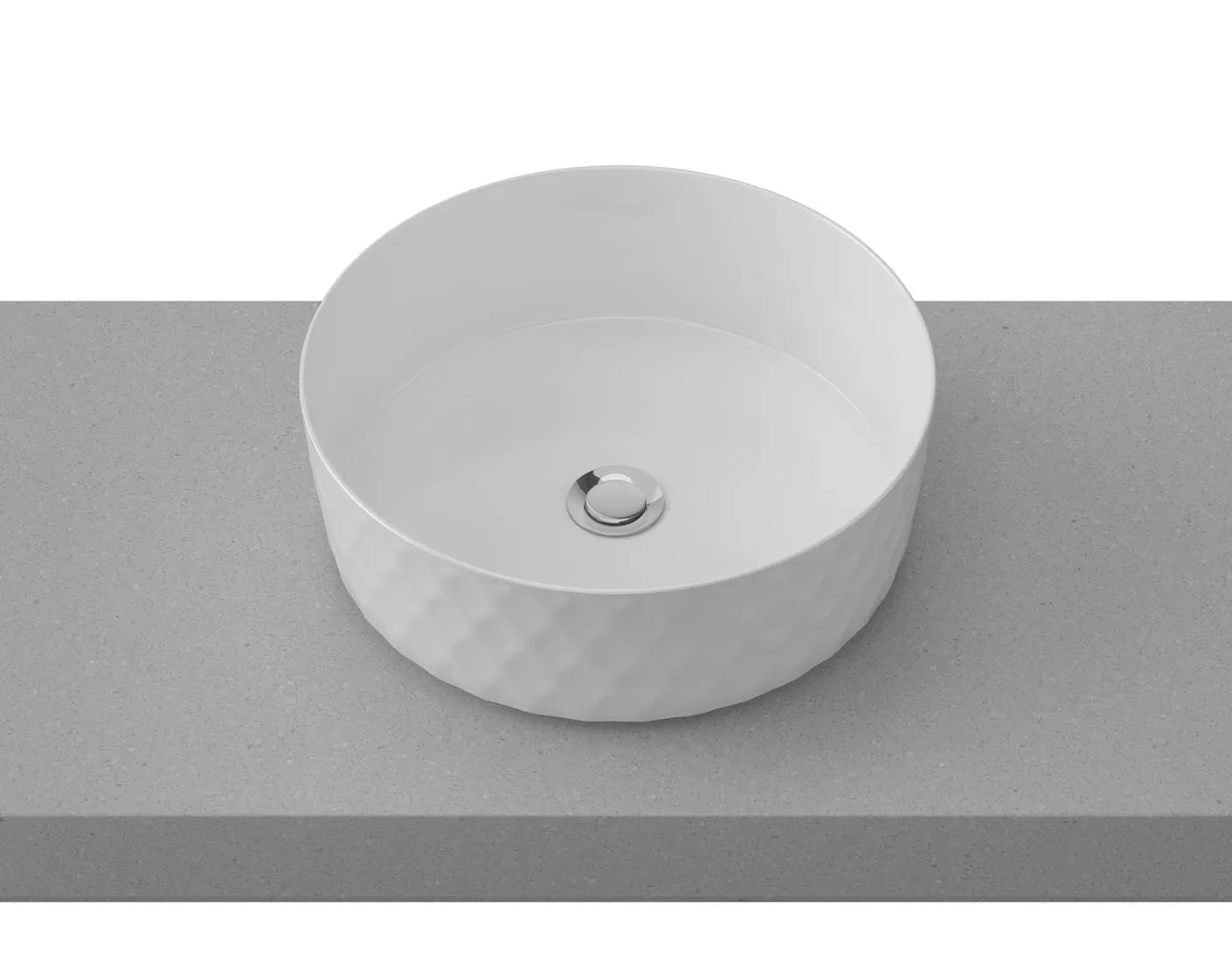 AMOND Ceramic Basin White Gloss,White Matt