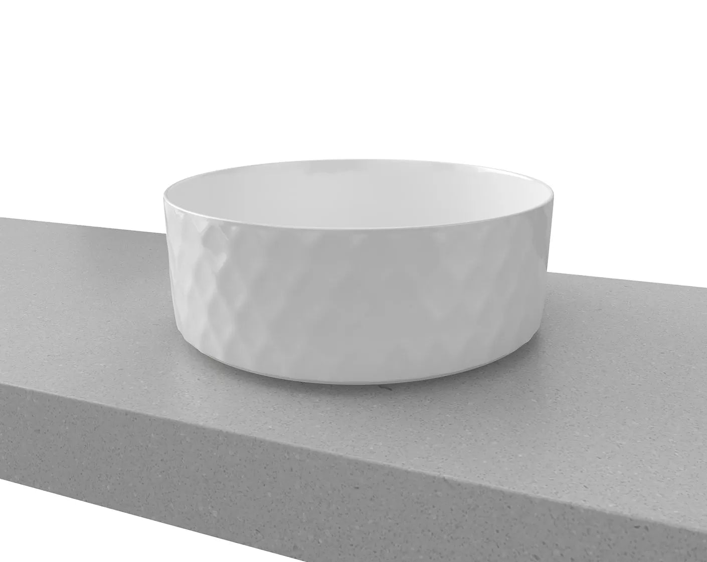 AMOND Ceramic Basin White Gloss,White Matt