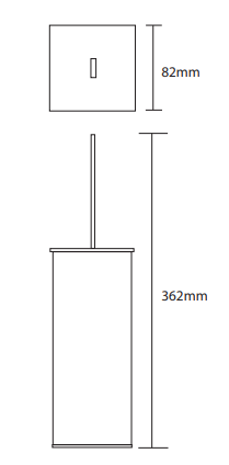 Soho Toilet Brush Chrome
