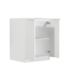 NOOSA LAUNDRY 630 FLUTED WHITE BASE CABINET