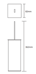 Soho Toilet Brush Chrome