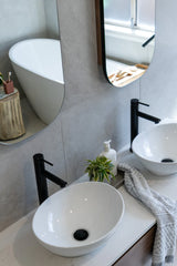 Round Tall Basin Mixer