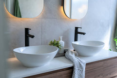 Round Tall Basin Mixer