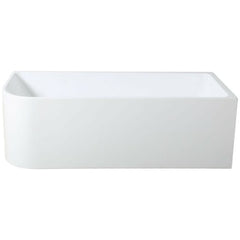 ANGOLO GLOSS WHITE CORNER BATH Right and Left corner with 1700mm and 1500mm
