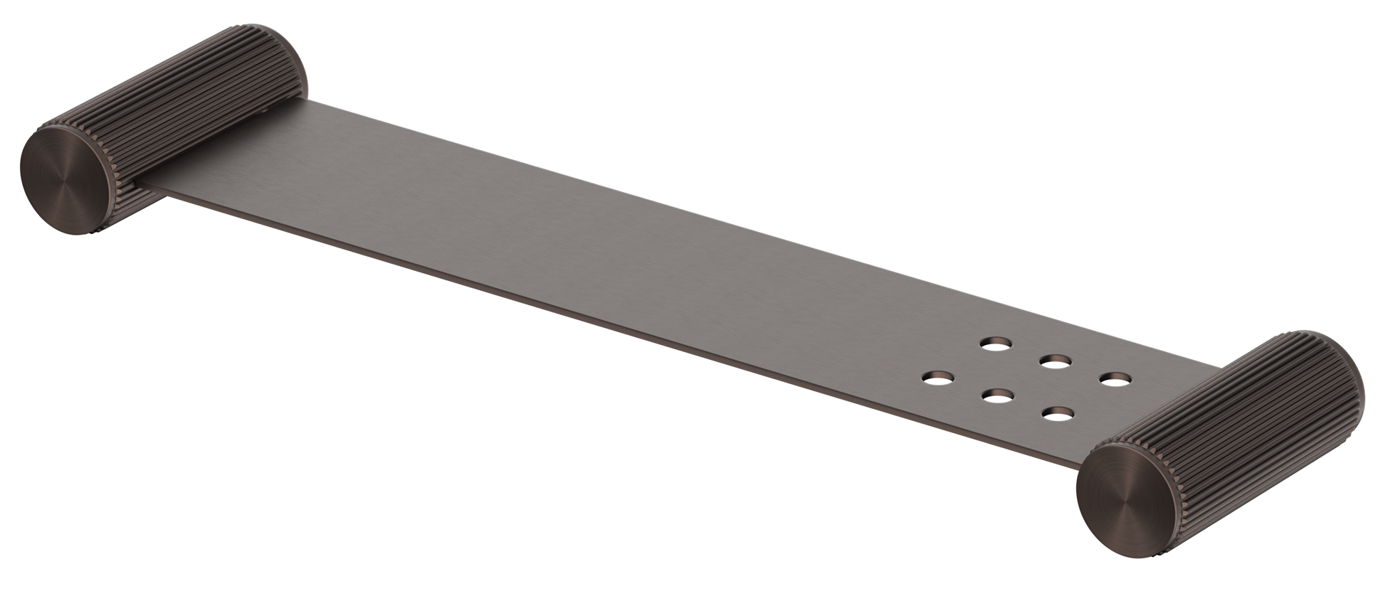 Mica Fluted Stainless Shelf – 400mm