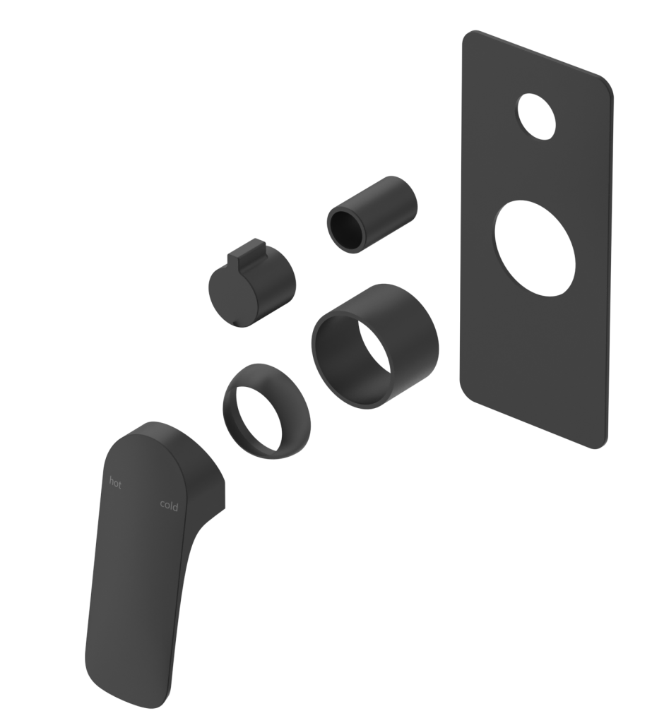 Kaza Shower Mixer Diverter – 1P – TRIM KIT ONLY