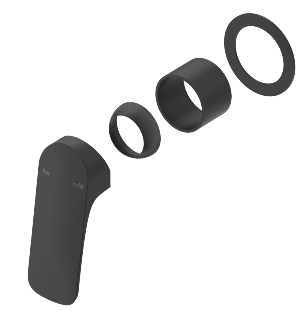 Kaza Shower Mixer – Round Plate – TRIM KIT ONLY