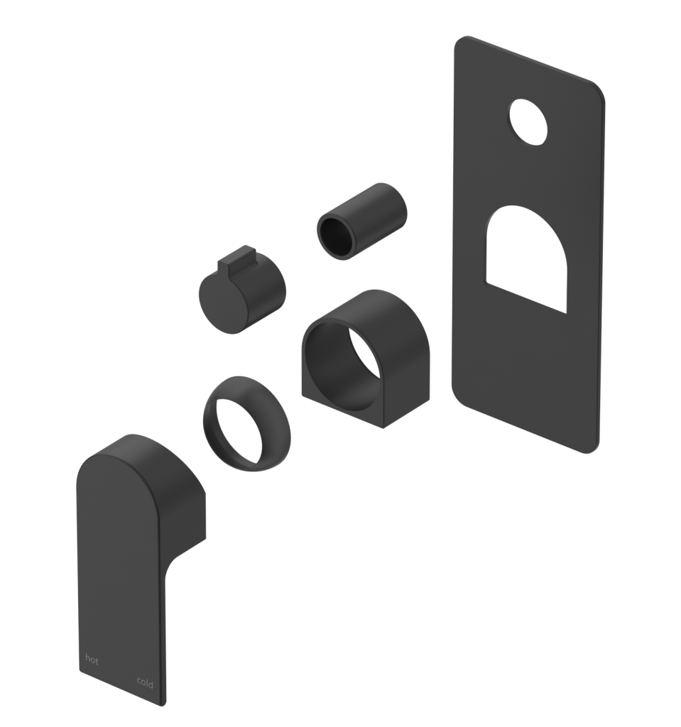 Beki Shower Mixer – Square Plate – TRIM KIT ONLY