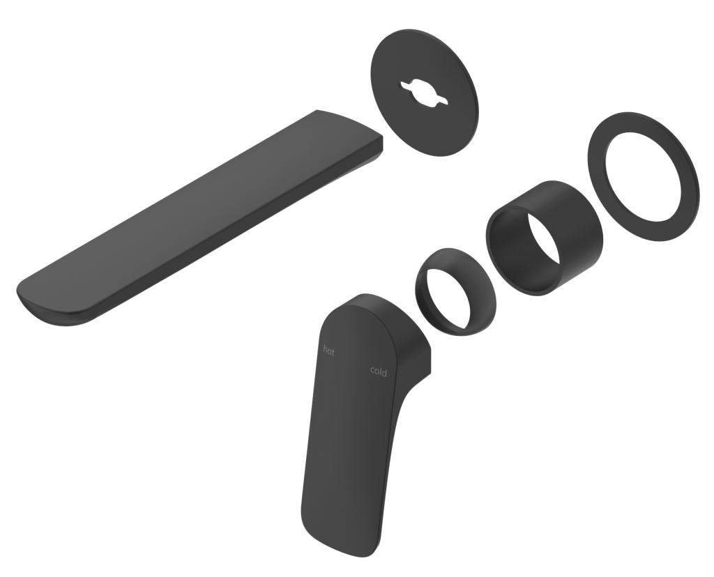 Kaza Wall-Spout Combo – 2P – TRIM KIT ONLY