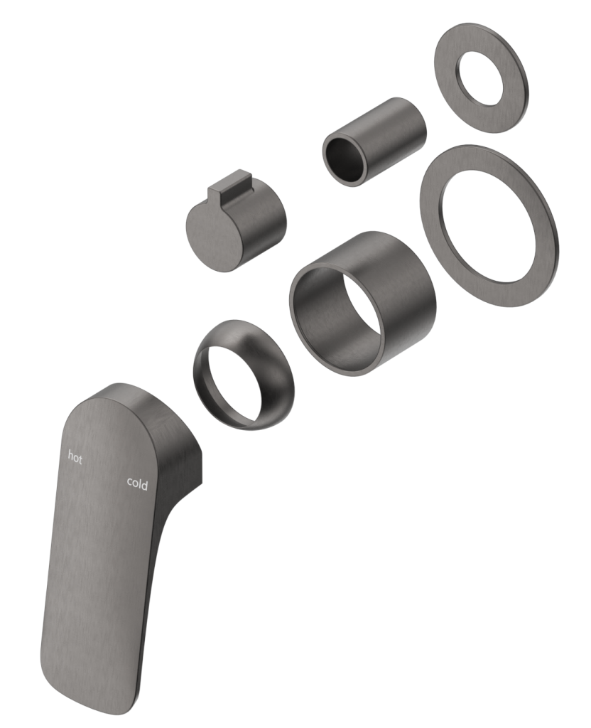 Kaza Shower Mixer Diverter – 2P – TRIM KIT ONLY