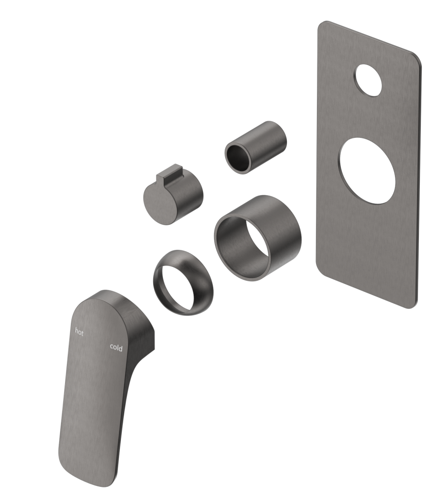 Kaza Shower Mixer Diverter – 1P – TRIM KIT ONLY