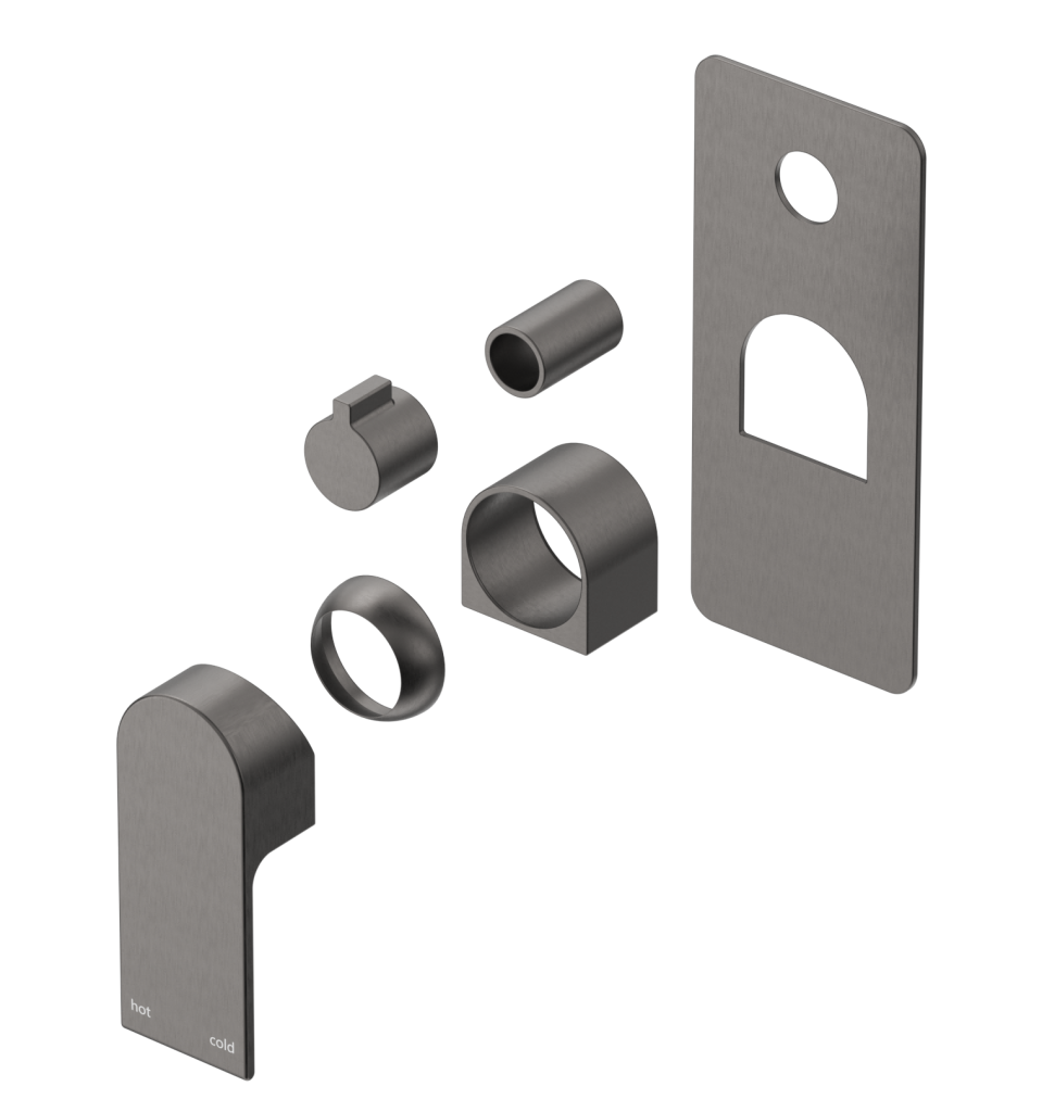 Beki Shower Mixer – Square Plate – TRIM KIT ONLY