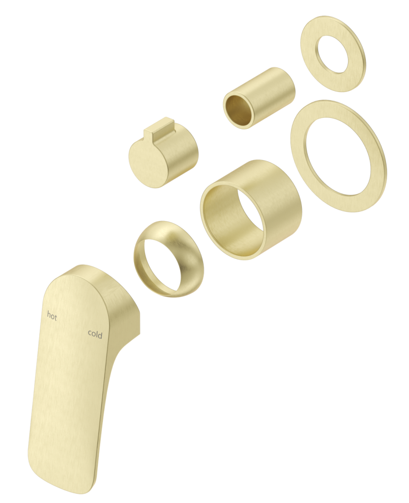 Kaza Shower Mixer Diverter – 2P – TRIM KIT ONLY