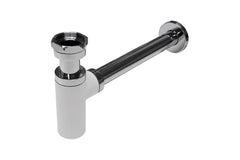 Subway Bottle Trap Matte Black & Chrome,  Matte White & Chrome,  Matte White