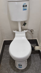 OLD SCHOOL Skew Pan Toilet Left or Right