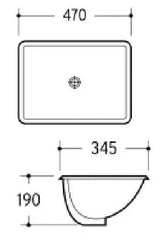 K903B Under Counter Basin