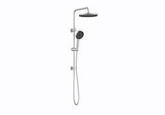 The Galaxy Twin Shower With Rail Chrome, Matte Black, Gun metal, Brushed nickel, Brushed Gold