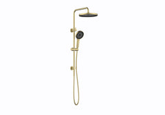 The Galaxy Twin Shower With Rail Chrome, Matte Black, Gun metal, Brushed nickel, Brushed Gold