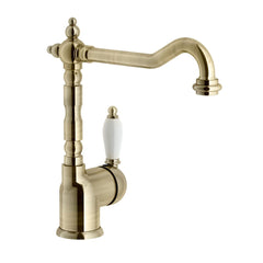 ENGLISH SINGLE MIXER - ANTIQUE BRASS (ITALIAN BRONZE)