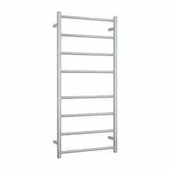 HOTRAIL STRAIGHT ROUND LADDER HEATED TOWEL RAIL W530xH1120xD122mm