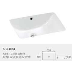 Squaer Above Under Counter Basins