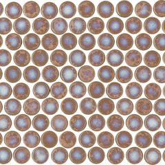 PNR-56S ORBIT GLOSS CORAL PENNY ROUND 20X20