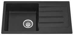 Fomos Sink 770 x 440mm Black, White