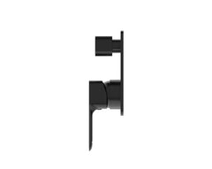 OSKAR SHOWER MIXER WITH DIVERTER MATTE BLACK
