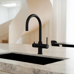 Alia 4-in-1 Instant Hot and Cold Filtered Water Tap In Brushed Nickel,Matte Black,Brushed Gold,Gunmetal Grey With Filtered Boiling Unit, Filtered Boiling and Chilled Unit